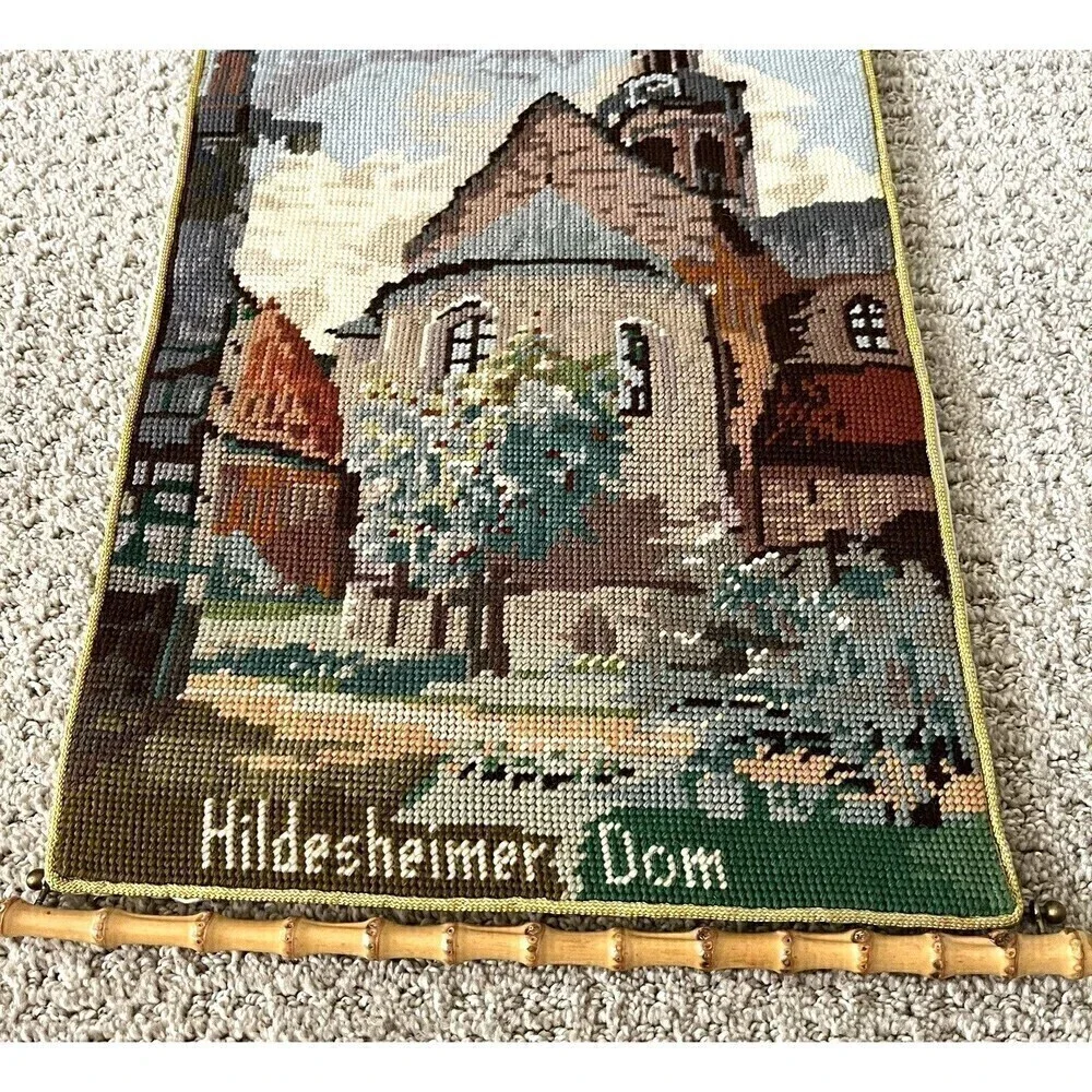 Hildesheimer Dom Cathedral Germany St Mary's Needlepoint Rosebush Hildesheim